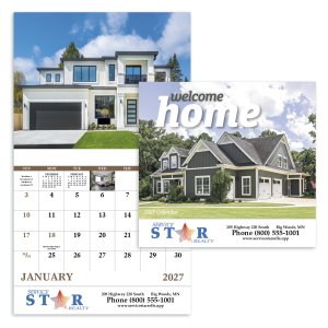 Welcome Home - Stapled Calendar