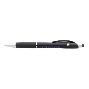 Chrome Accent Rubber Grip Stylus