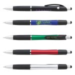 Chrome Accent Rubber Grip Stylus