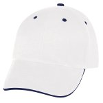 White With Navy Blue