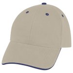 Khaki With Navy