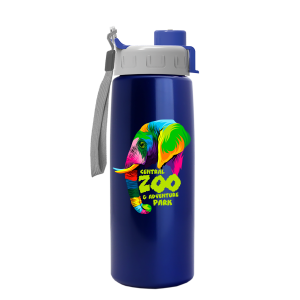 Cascade Tritan Metallike Bottle with Quick-Snap Lid - 26 oz.