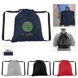 SwitchPack Recycled Drawstring Tote