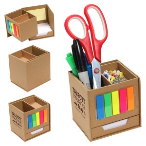 Kraft Note & Flag Desk Station