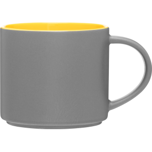 Stack & Sip Matte Gray Mug 16 oz