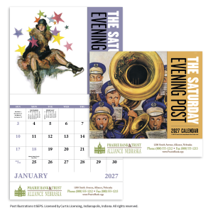 The Saturday Evening Post - Stapled Calendar