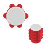 White With Red