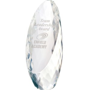 Florence Diamond-Cut Crystal Egg Award