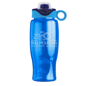 ColorPop Bottle with Two-Tone Drink-Thru Lid with Silicone Loop - 27 oz.