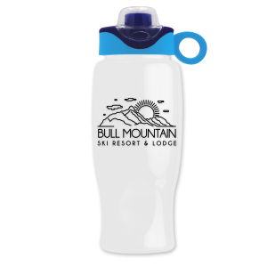 ColorPop Bottle with Two-Tone Drink-Thru Lid with Silicone Loop - 27 oz.