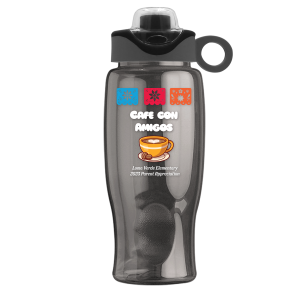 ColorPop Bottle with Two-Tone Drink-Thru Lid with Silicone Loop - 27 oz.