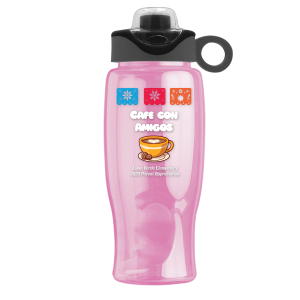 ColorPop Bottle with Two-Tone Drink-Thru Lid with Silicone Loop - 27 oz.