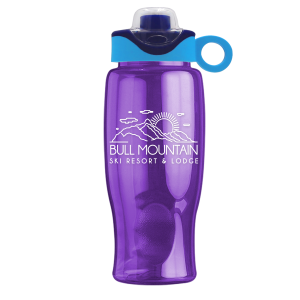 ColorPop Bottle with Two-Tone Drink-Thru Lid with Silicone Loop - 27 oz.