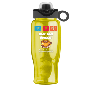 ColorPop Bottle with Two-Tone Drink-Thru Lid with Silicone Loop - 27 oz.