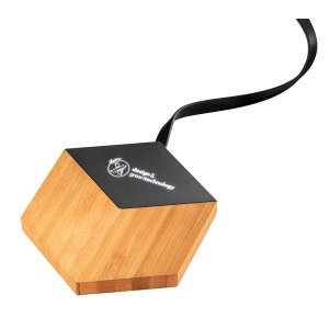 SCX Innovative Design Bamboo 10W Hexa Wireless Charger