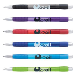 Metal Clip Translucent Gel Pen