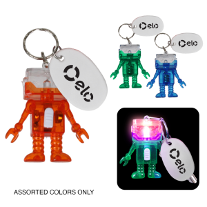 Robo Buddy Light Up Keychain