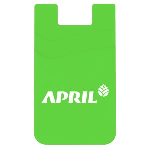 Two Pocket Silicone Phone Wallet