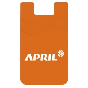 Two Pocket Silicone Phone Wallet