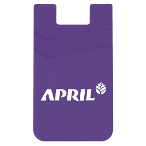 Two Pocket Silicone Phone Wallet