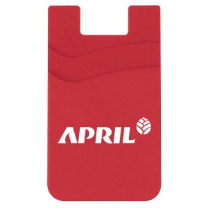 Two Pocket Silicone Phone Wallet
