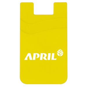 Two Pocket Silicone Phone Wallet