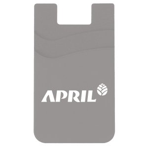 Two Pocket Silicone Phone Wallet