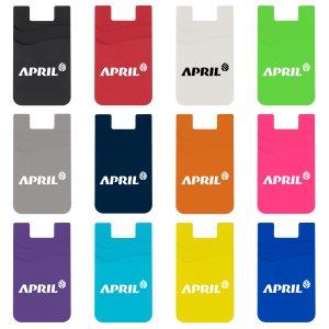 Two Pocket Silicone Phone Wallet