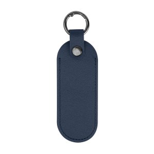Leatherette Keychain with Carabiner Clip