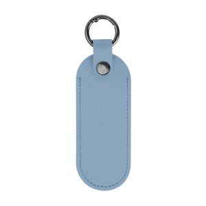 Leatherette Keychain with Carabiner Clip