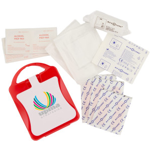 21-Piece First Aid Kit with Recycled Case