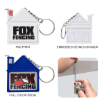 House Shape Tape Measure Keychain