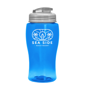 Jr. Crystal Color Bottle with Flip-Top Lid - 18 oz.