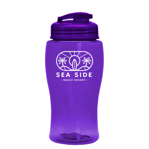 Jr. Crystal Color Bottle with Flip-Top Lid - 18 oz.