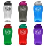 Jr. Crystal Color Bottle with Flip-Top Lid - 18 oz.
