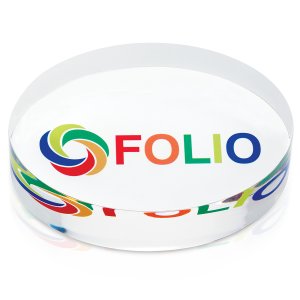 Avalon Oval Acrylic Paperweight