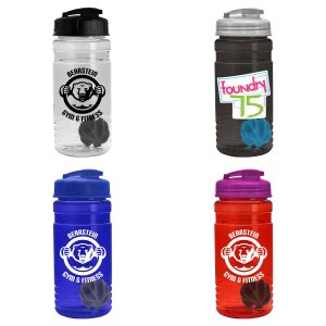 Rhythm Tritan Shaker Bottle with Flip-Top Lid and Mixing Ball - 20 oz.