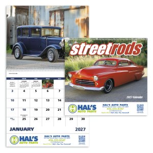 Street Rods - Spiral Calendar