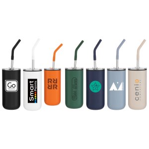 Dual Sip Stainless Tumbler 16 oz