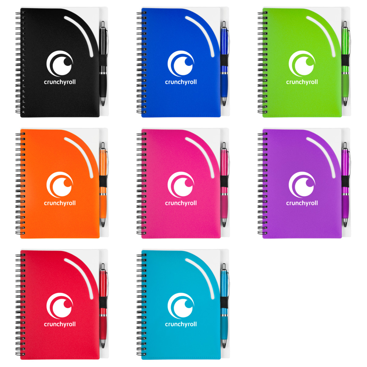 Curvy Cover Notebook Set 5.75" x 7"