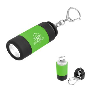 Twist Top Rechargeable LED Key Chain Light