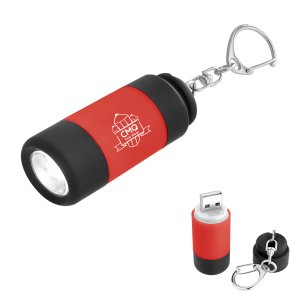 Twist Top Rechargeable LED Key Chain Light