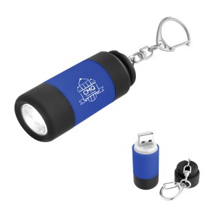 Twist Top Rechargeable LED Key Chain Light
