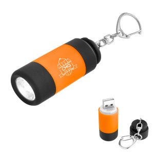 Twist Top Rechargeable LED Key Chain Light