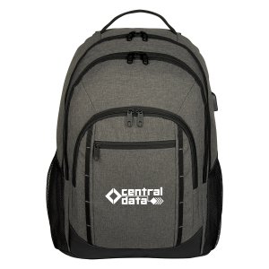 Heathered Tech Laptop Backpack