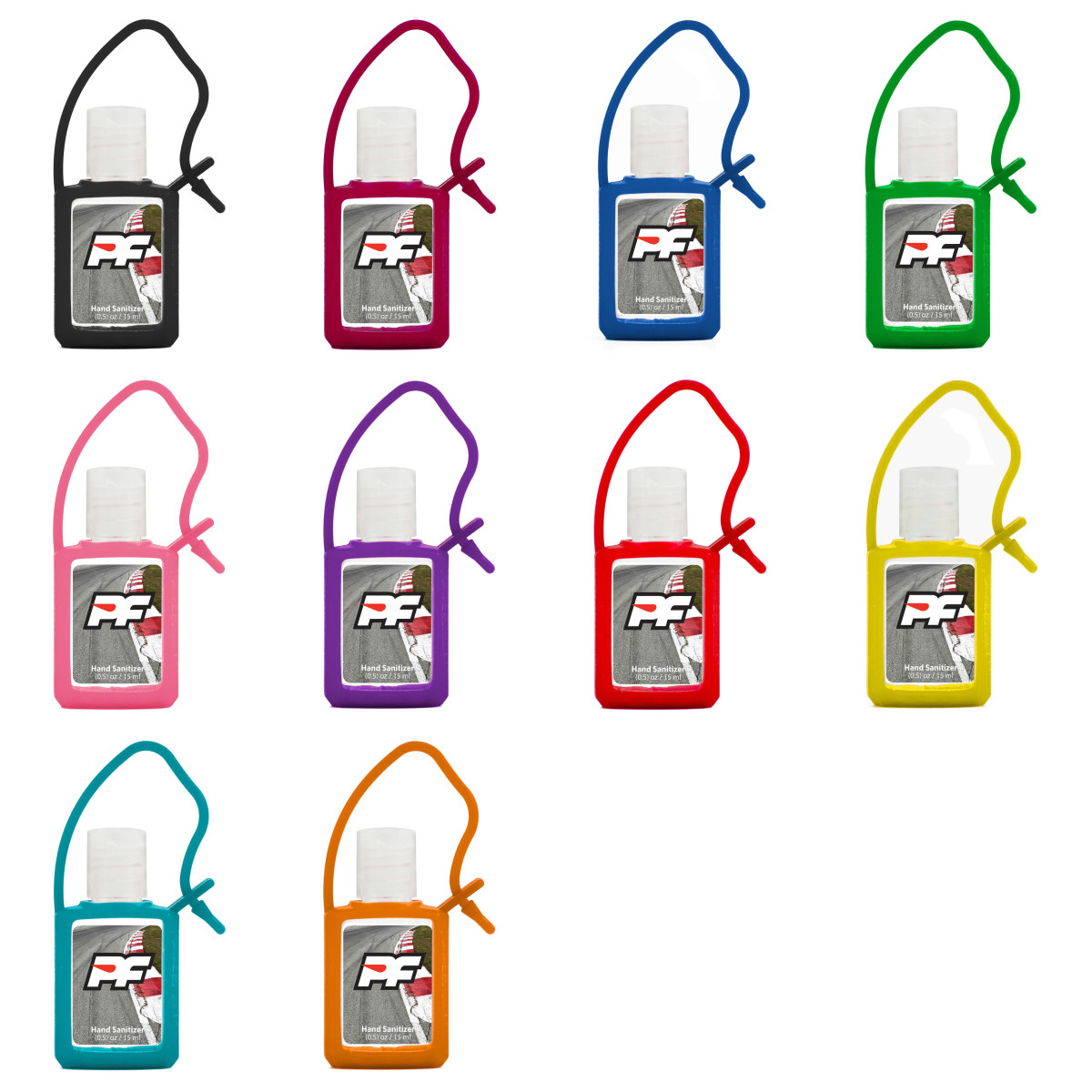 0.5 oz Hand Sanitizer with Silicone Travel Strap