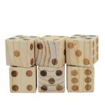 Giant Wooden Dice Toss Set