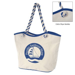 Seaside Rope Handle Cotton Tote