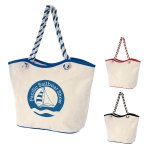 Seaside Rope Handle Cotton Tote