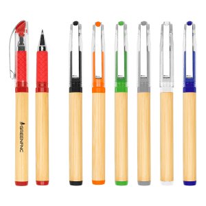 Smooth Grip Bamboo Gel Pen